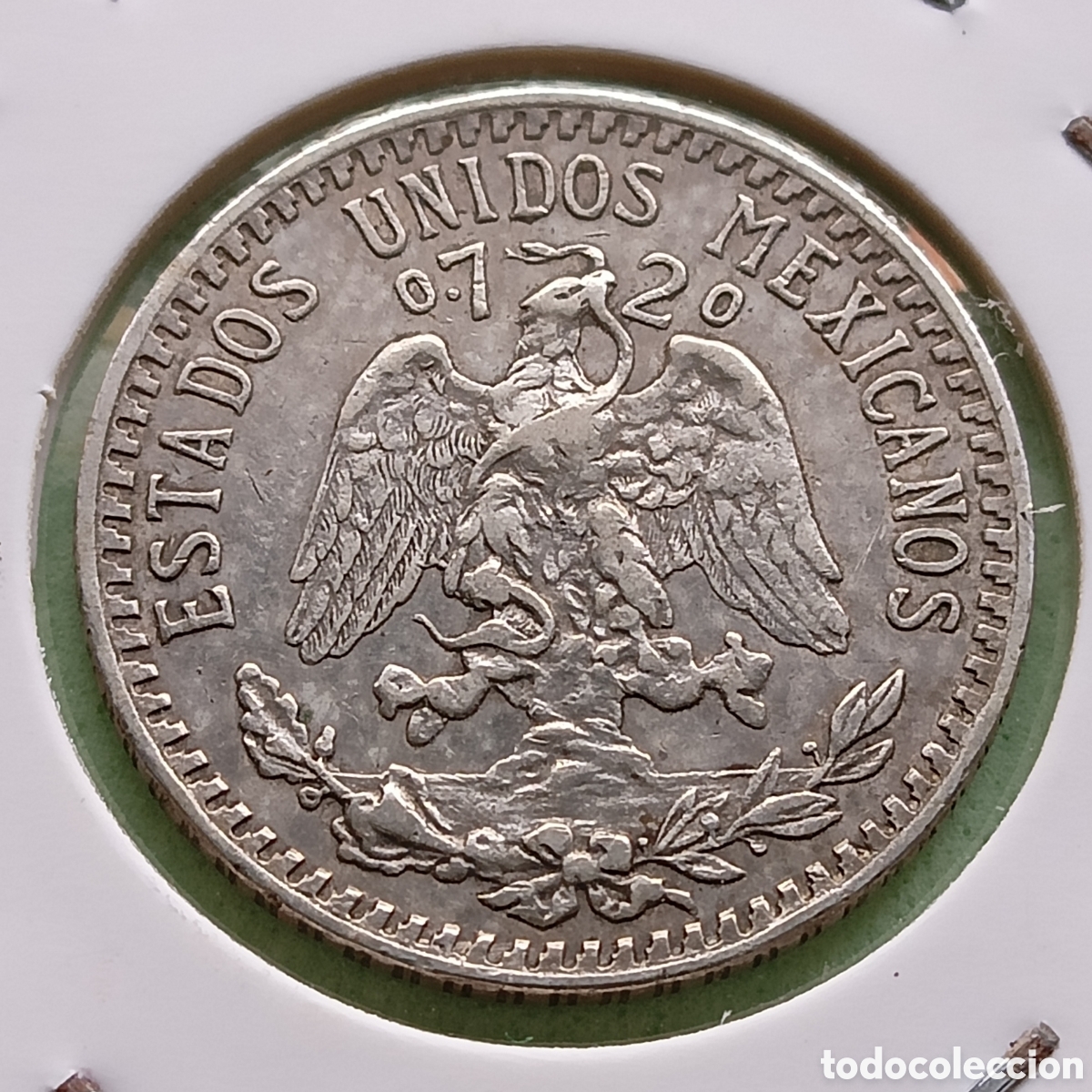 Monedas antiguas de Am&eacute;rica: 20 Centavos M&eacute;xico. 1928. - Foto 2