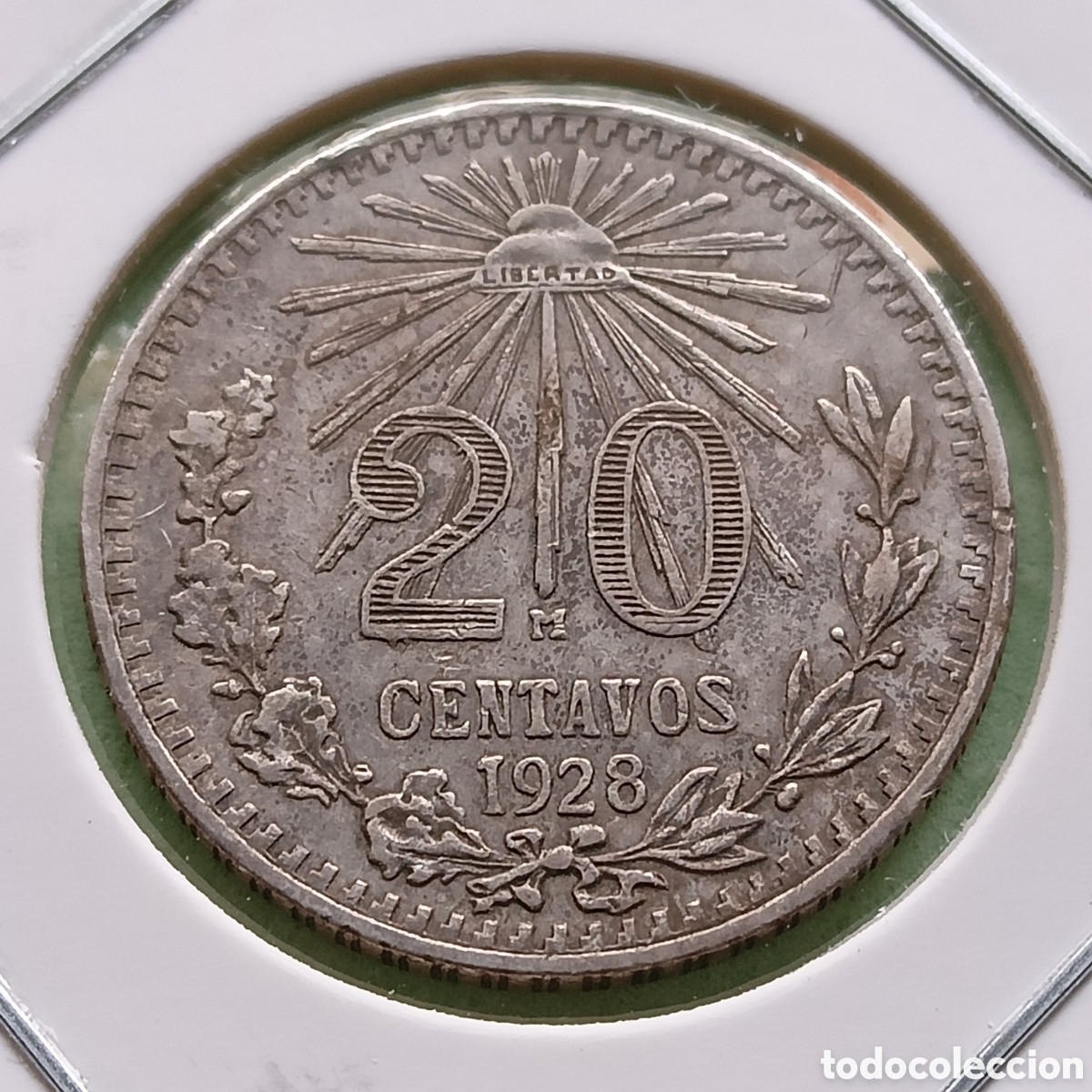 Monedas antiguas de Am&eacute;rica: 20 Centavos M&eacute;xico. 1928. - Foto 1