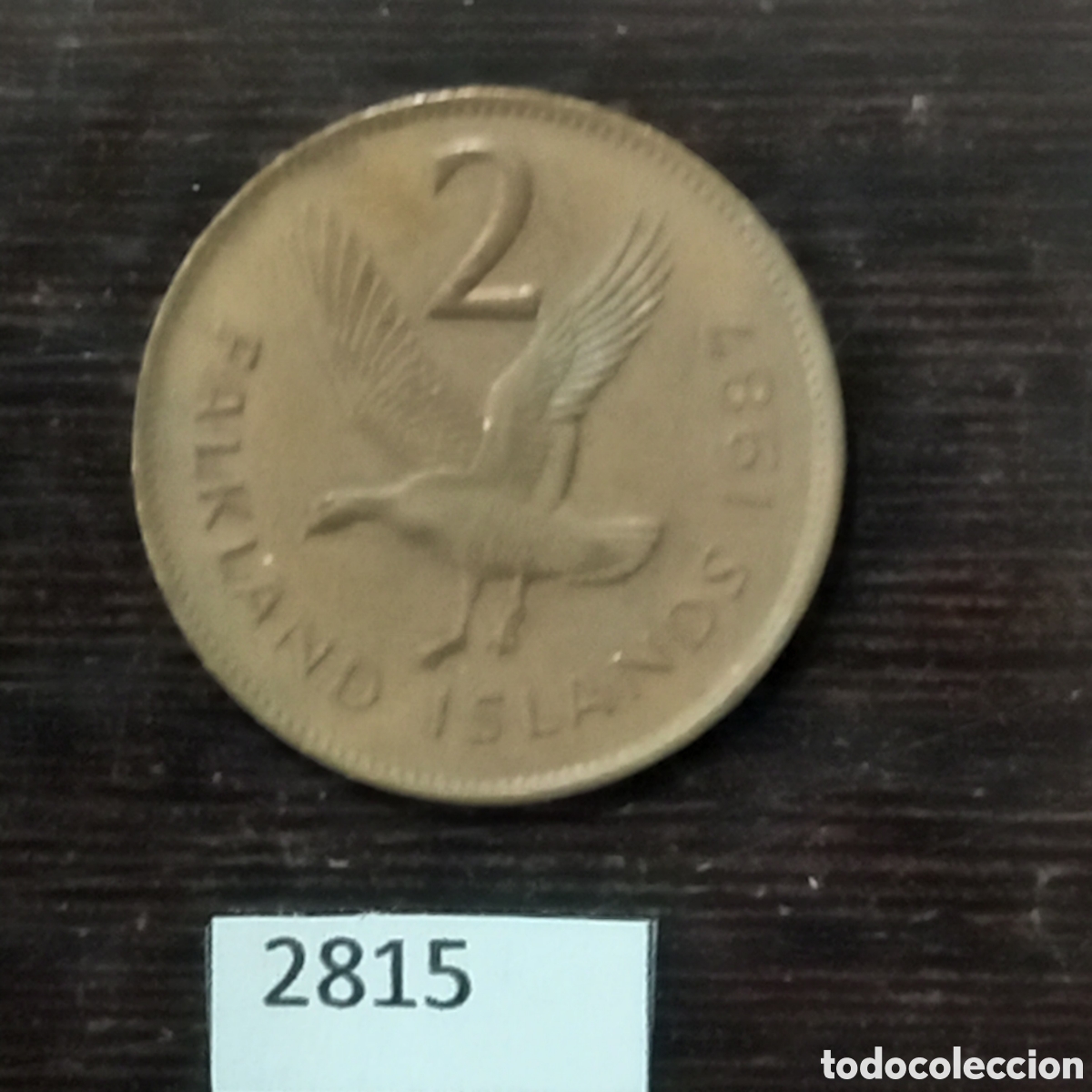 Monedas antiguas de Am&eacute;rica: Malvinas 2 peniques 1987 - Foto 2