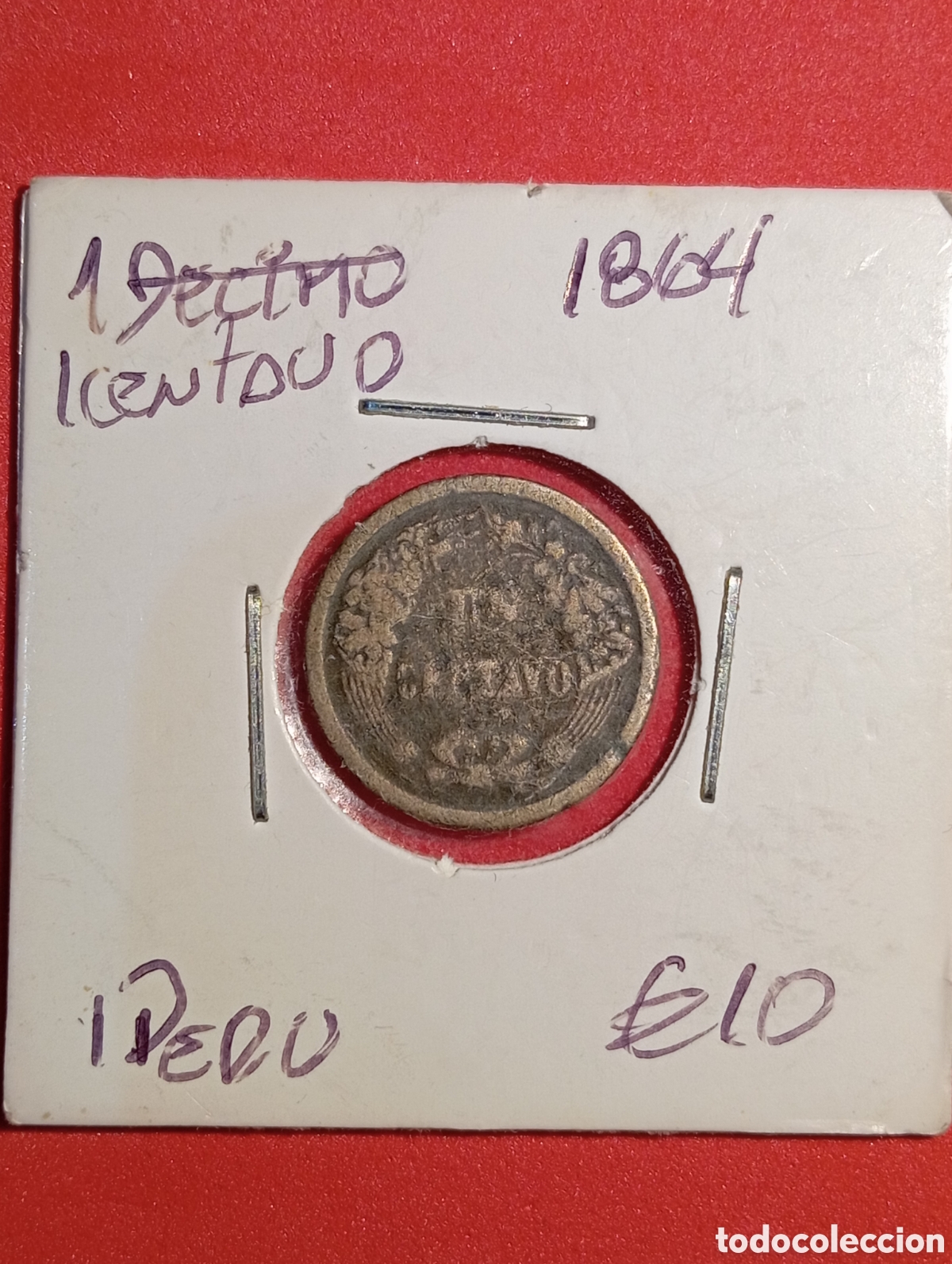 Monedas antiguas de Am&eacute;rica: Moneda un centavo 1864 peru - Foto 1