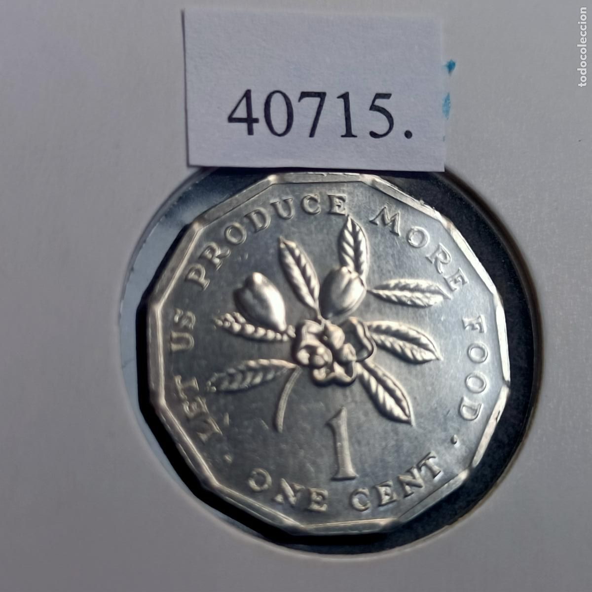 Monedas antiguas de Am&eacute;rica: Jamaica 1 c&eacute;ntimo 1975 - Foto 2