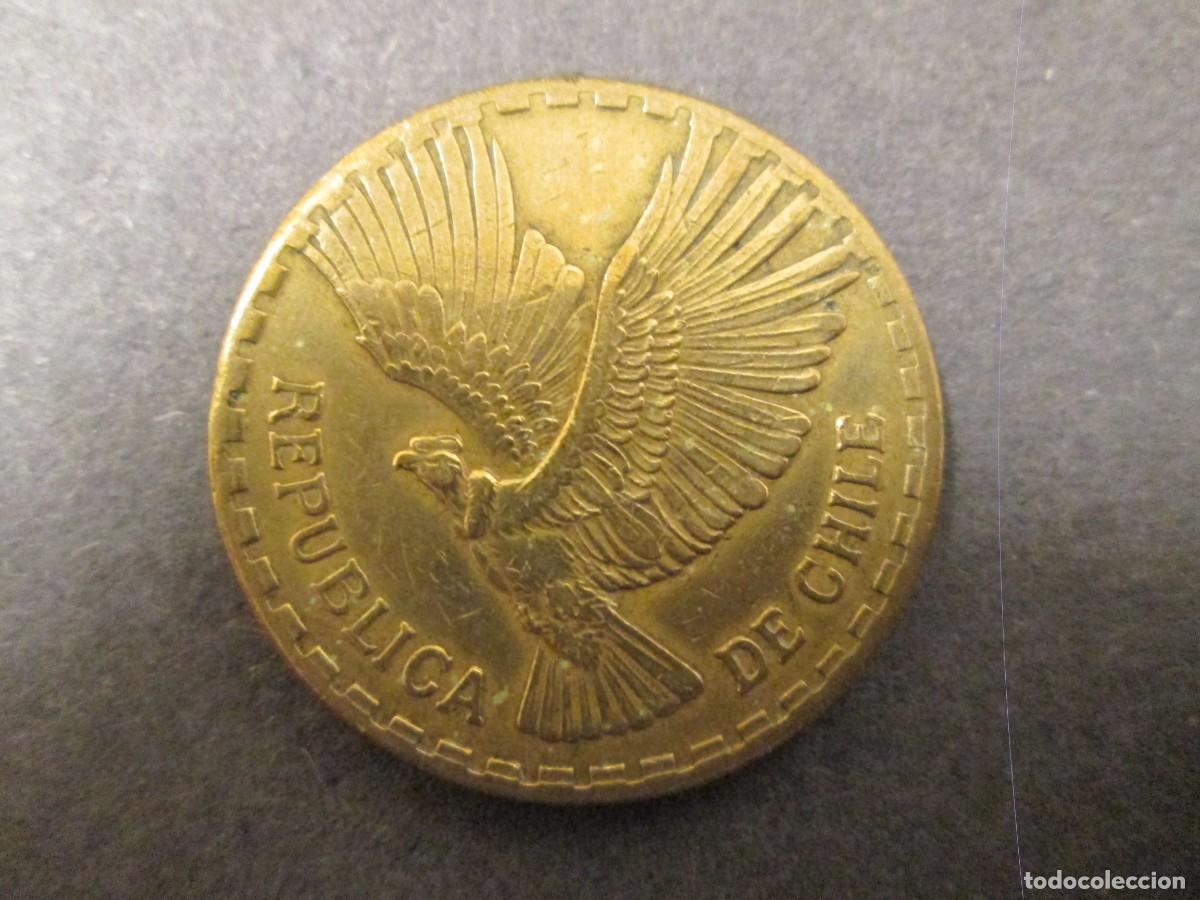 Monedas antiguas de Am&eacute;rica: 10 CENTESIMOS 1965 CHILE - Foto 3