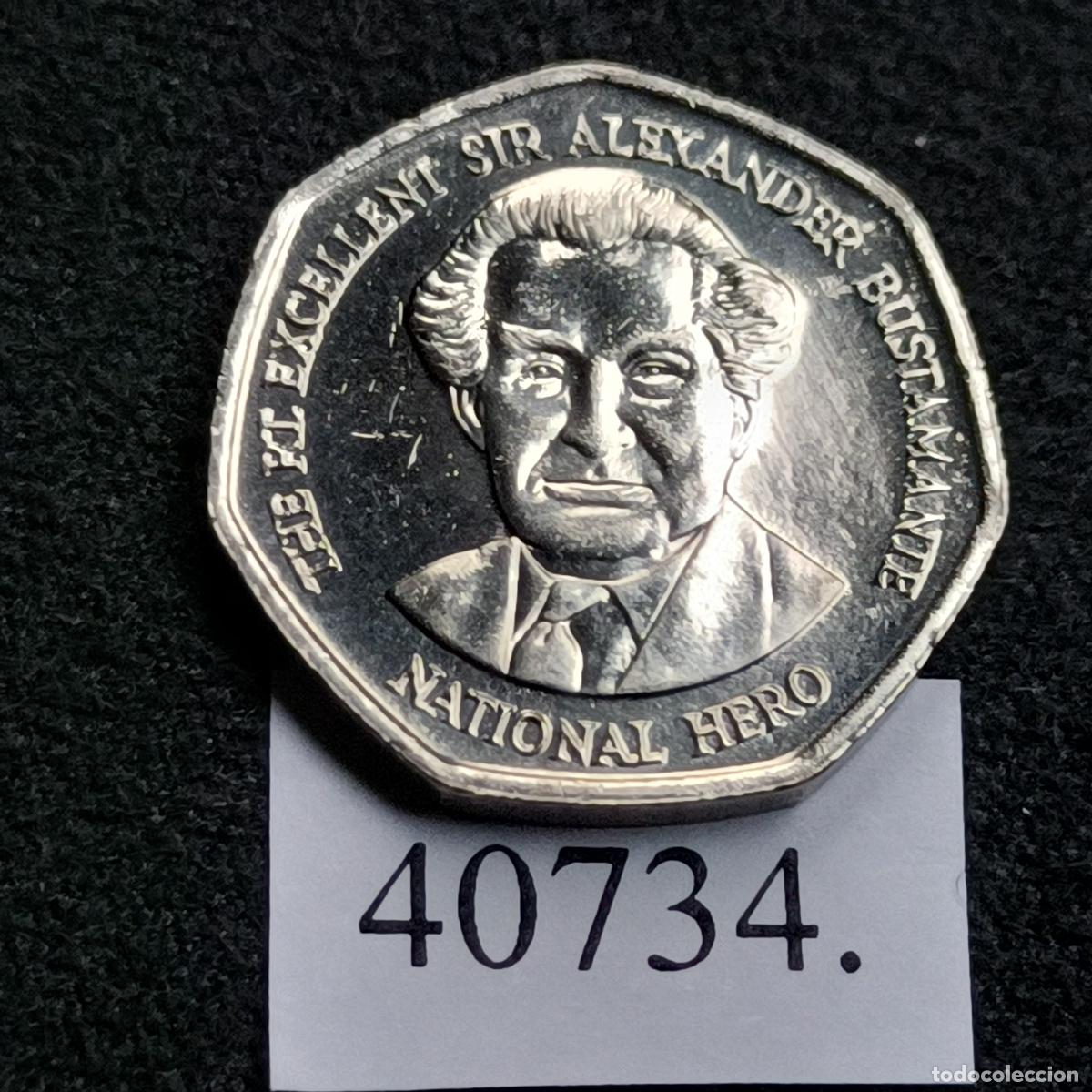 Monedas antiguas de Am&eacute;rica: Jamaica 1 dolar 1996 - Foto 2