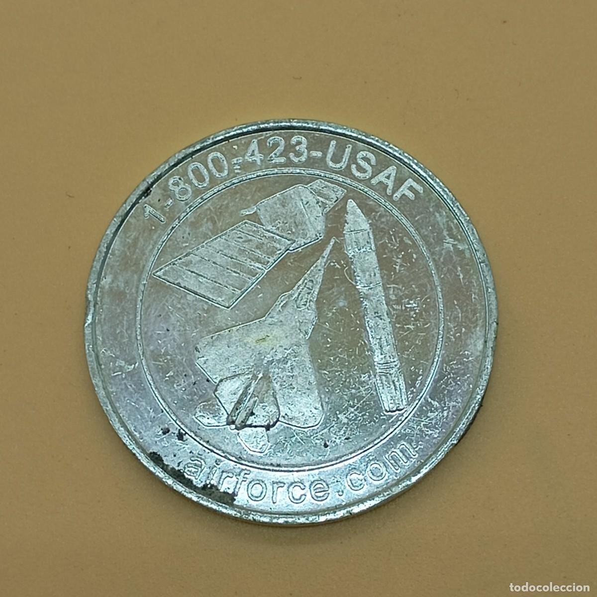Monedas antiguas de Am&eacute;rica: MONEDA U.S AIR FORCE USAF - Foto 2