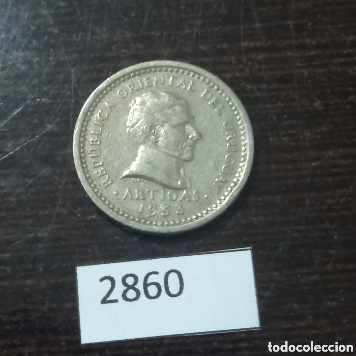 Monedas antiguas de Am&eacute;rica: Uruguay 2 centesimos 1953 - Foto 1