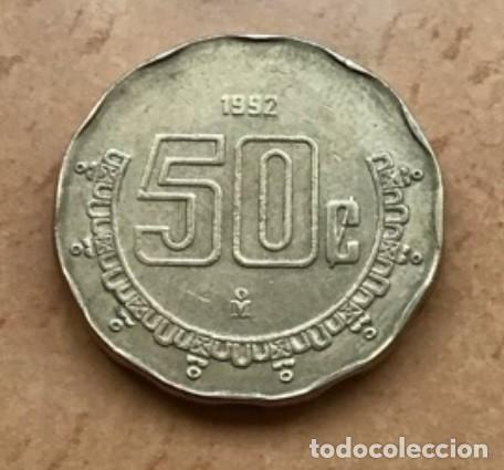 Monedas antiguas de Am&eacute;rica: 50 pesos de M&eacute;xico (M&eacute;jico). A&ntilde;o 1992