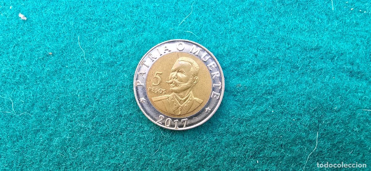 Monedas antiguas de Am&eacute;rica: MONEDA 5 PESOS DE CUBA (2017) - Foto 1