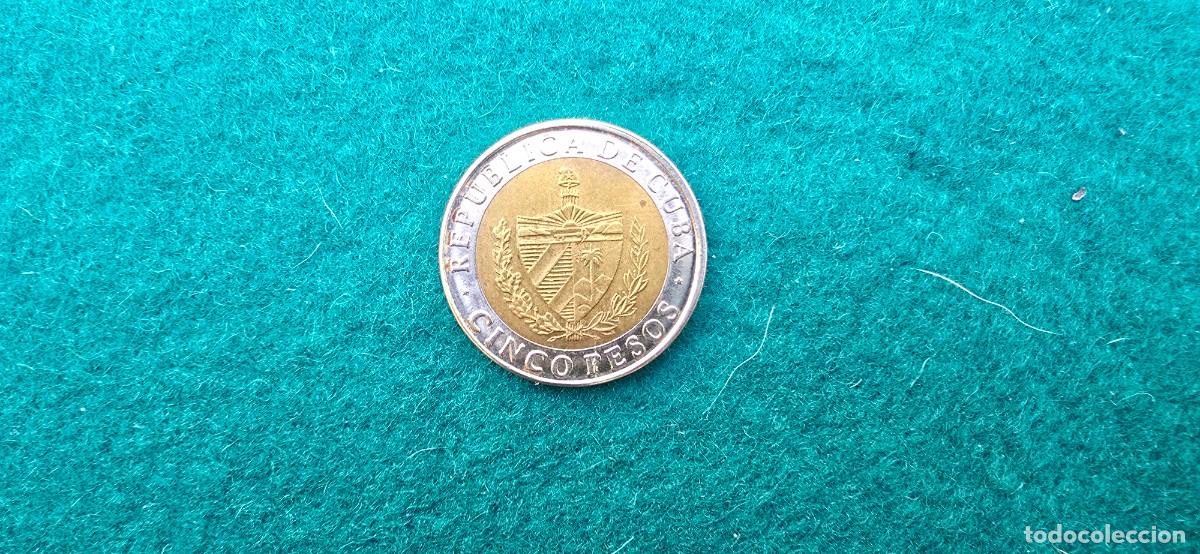 Monedas antiguas de Am&eacute;rica: MONEDA 5 PESOS DE CUBA (2017) - Foto 2