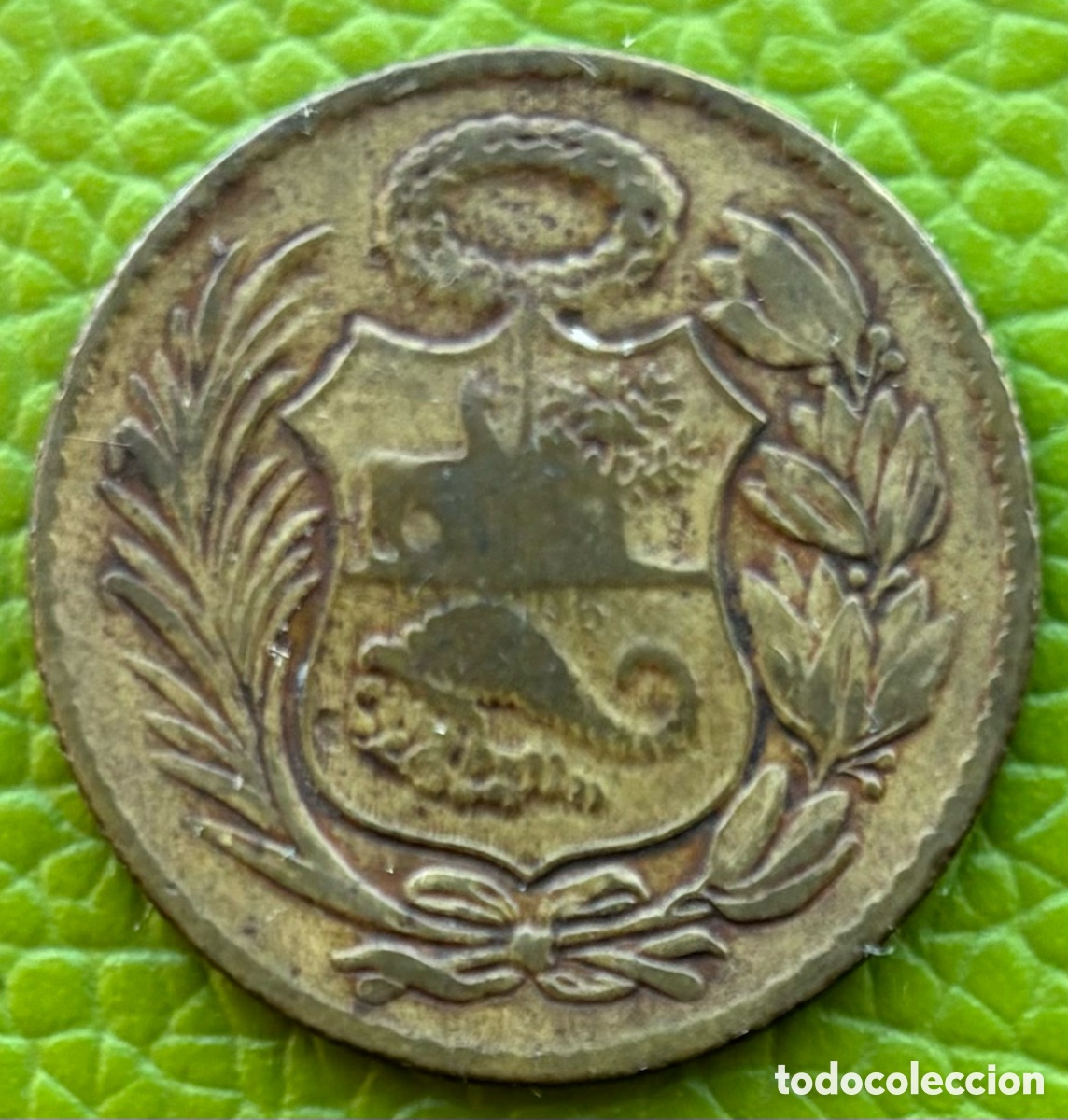 Monedas antiguas de Am&eacute;rica: PER&Uacute;. MEDIO SOL DE ORO. 1955. - Foto 1