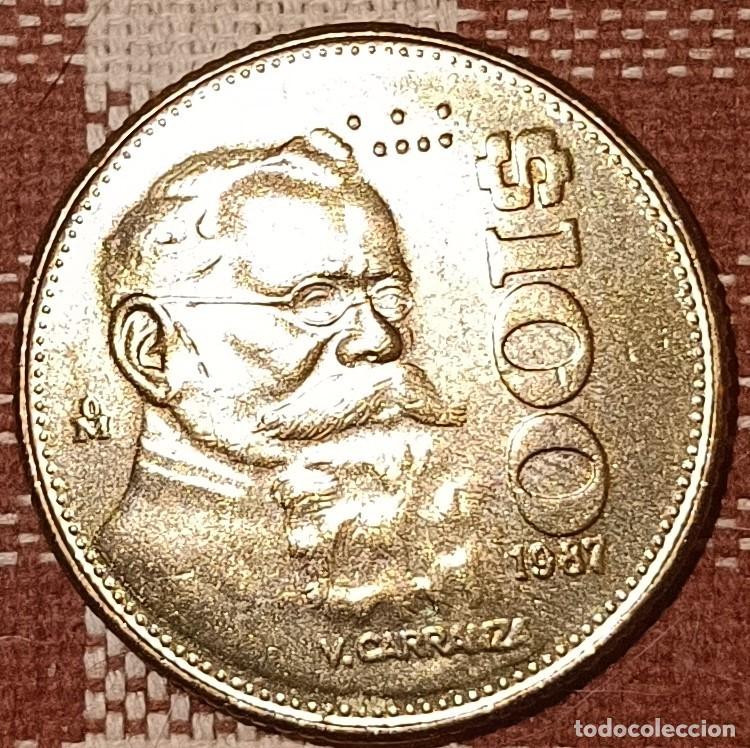 Monedas antiguas de Am&eacute;rica: Moneda de 100 pesos de 1987 - M&eacute;xico - Foto 1