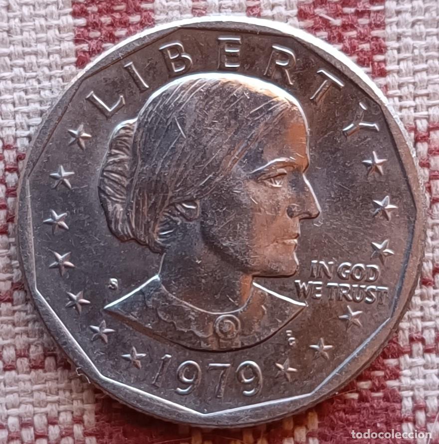 Monedas antiguas de Am&eacute;rica: Moneda de 1 d&oacute;lar de 1979 - U.S.A. - Foto 2