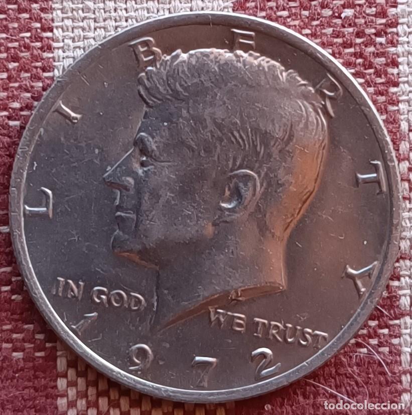 Monedas antiguas de Am&eacute;rica: Moneda de half dollar de 1972 - U.S.A. - Foto 2