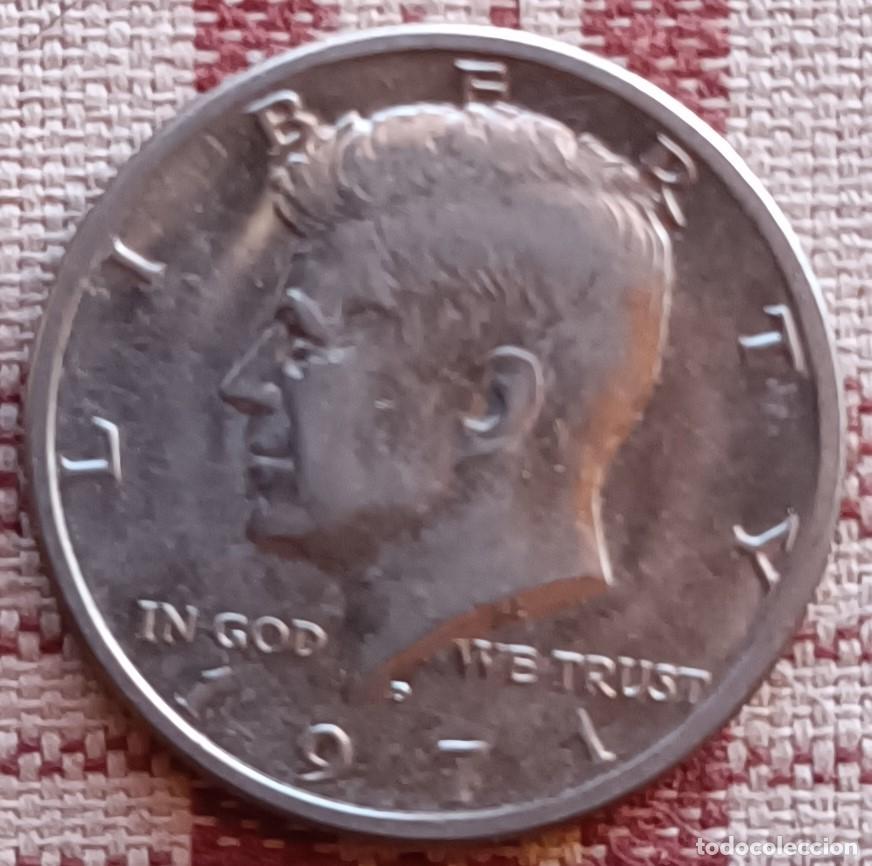 Monedas antiguas de Am&eacute;rica: Moneda de half dollar de 1971 - U.S.A. - Foto 2
