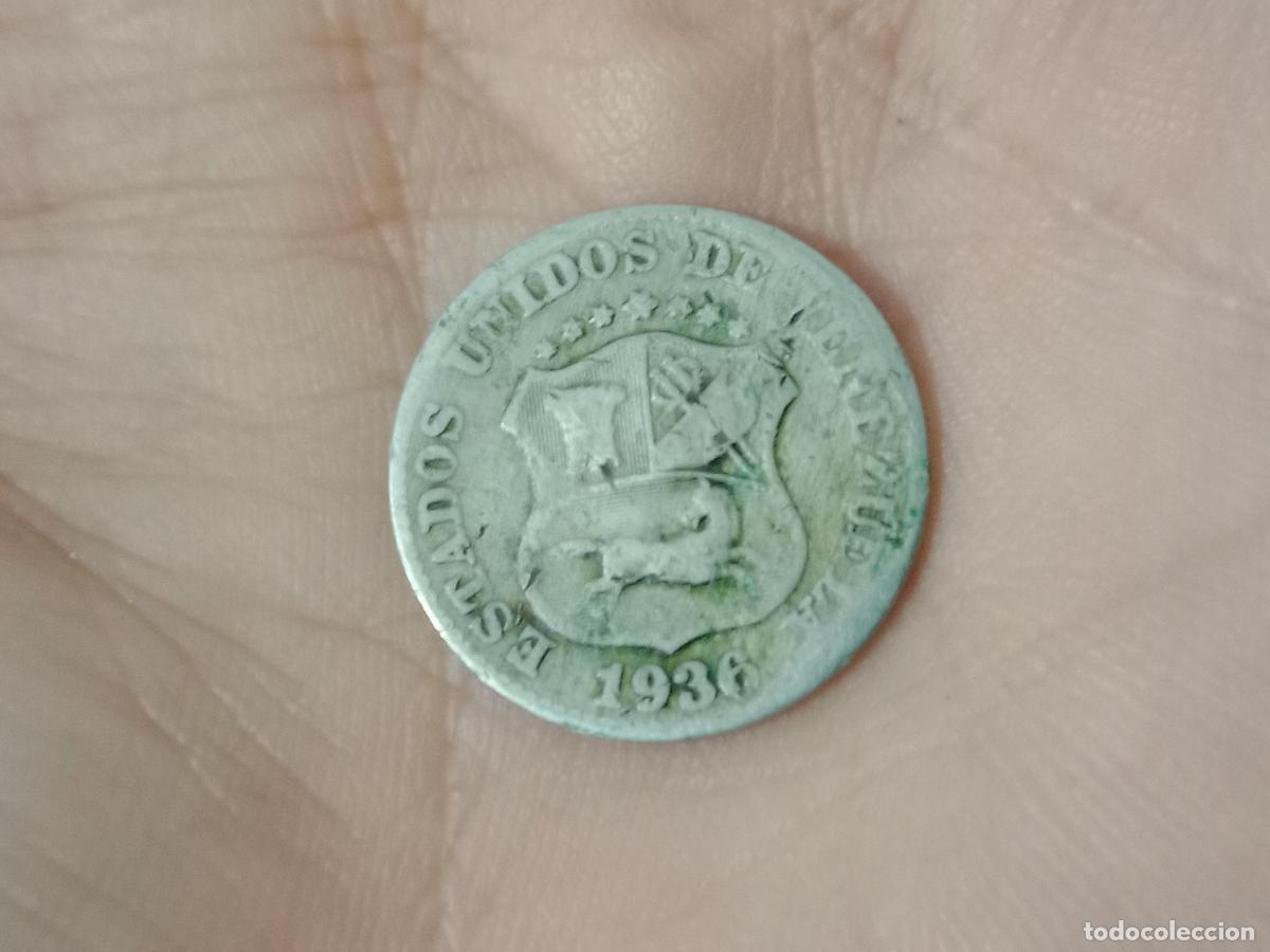 Monedas antiguas de Am&eacute;rica: Venezuela. 5 c&eacute;ntimos de 1936 - Foto 1