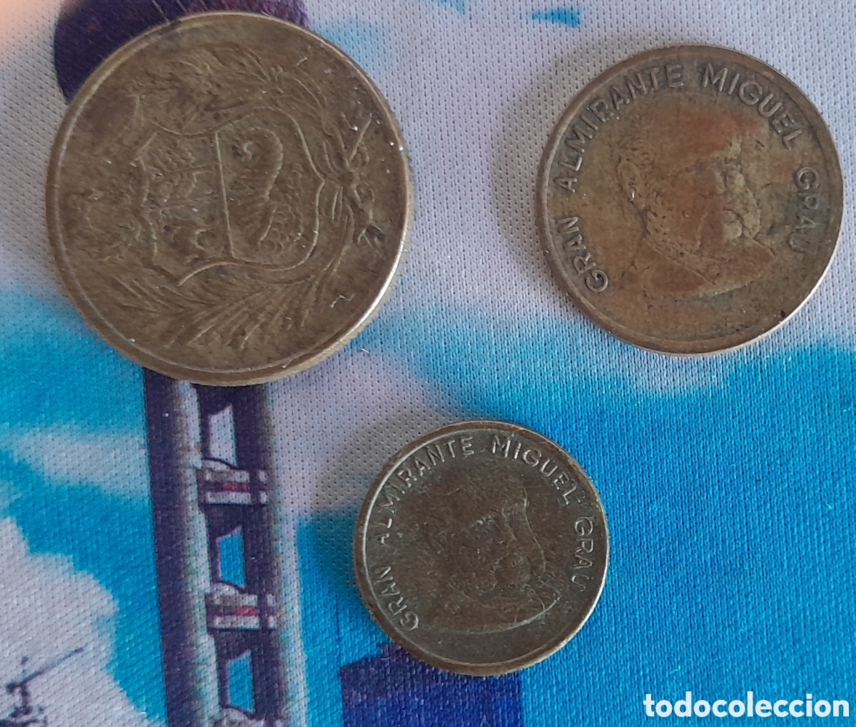 Monedas antiguas de Am&eacute;rica: MONEDAS DE PERU SUDAMERICA - Foto 3