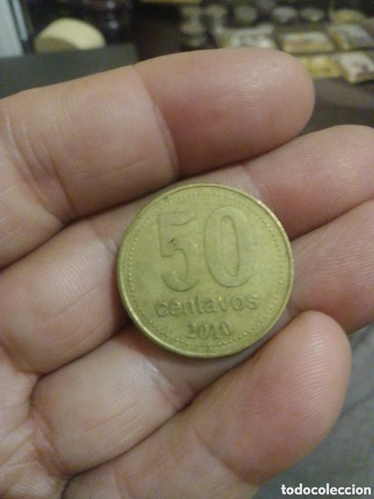 Monedas antiguas de Am&eacute;rica: 50 centavos 2010 Argentina - Foto 2
