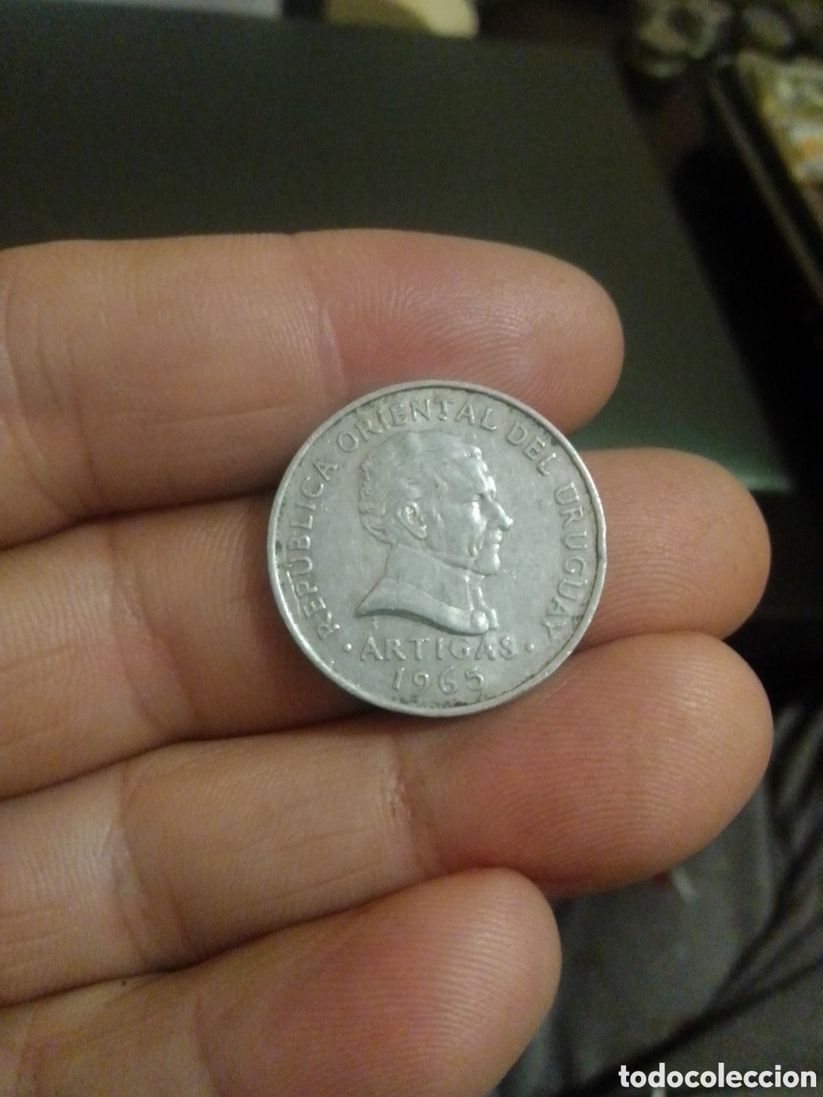 Monedas antiguas de Am&eacute;rica: 50 centesimos c&eacute;ntimos 1969 Uruguay - Foto 1