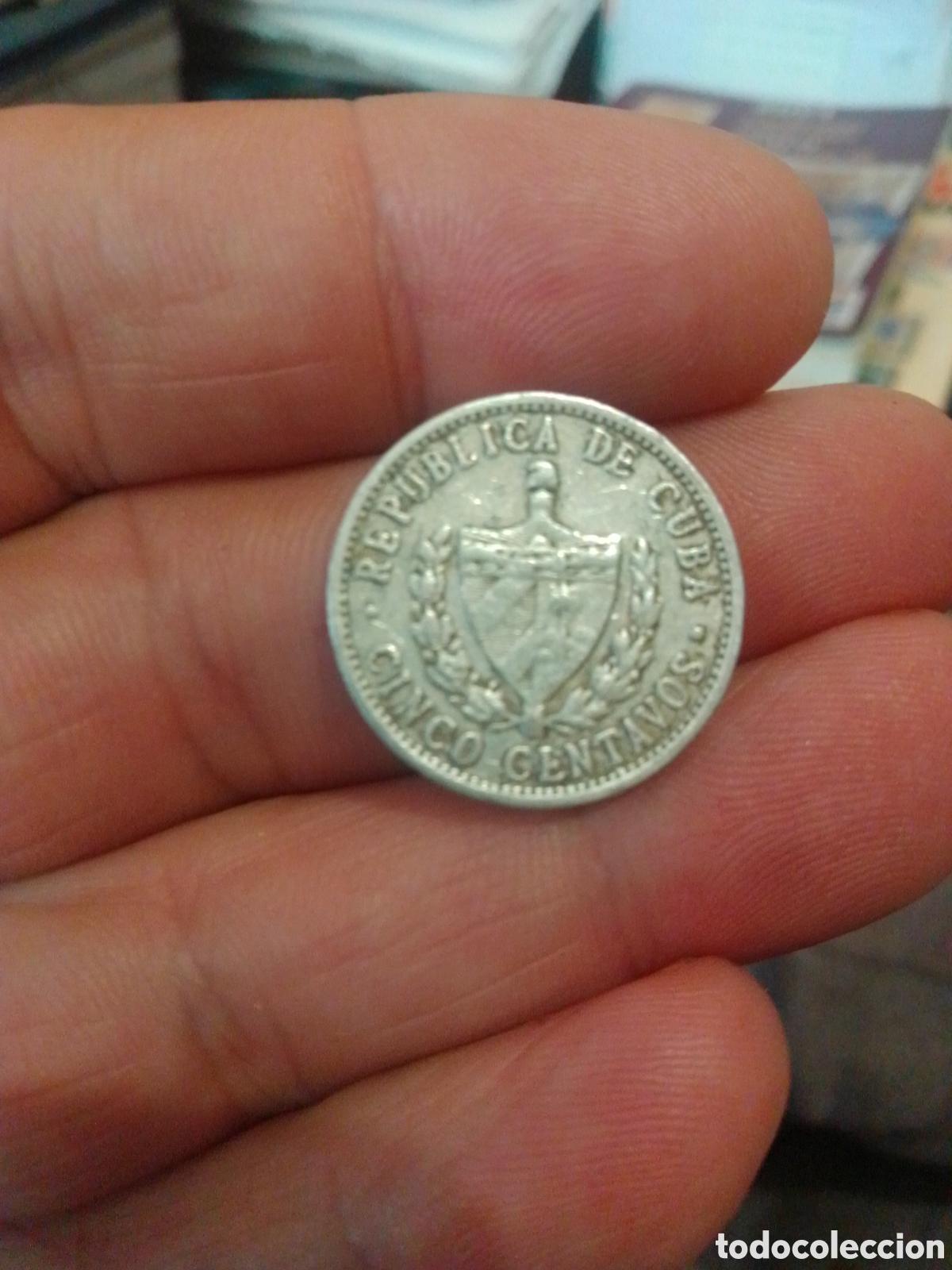 Monedas antiguas de Am&eacute;rica: CUBA 5 CENTAVOS 1968 - Foto 2