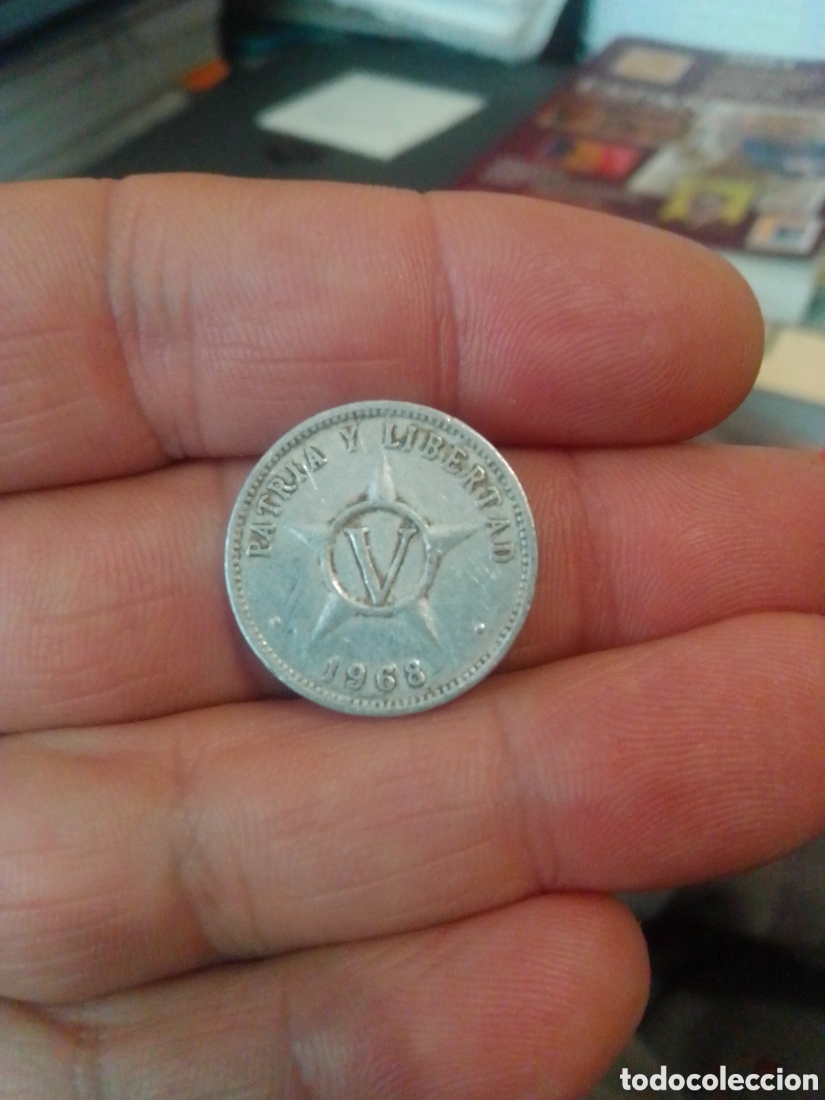 Monedas antiguas de Am&eacute;rica: CUBA 5 CENTAVOS 1968 - Foto 1