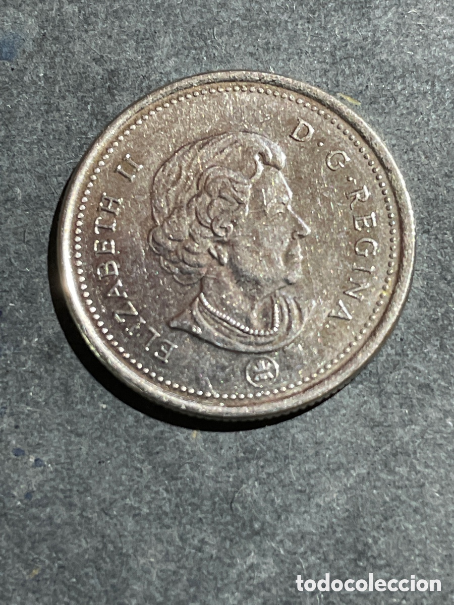 Monedas antiguas de Am&eacute;rica: Canad&aacute; 25 cent a&ntilde;o 2006 - Foto 2