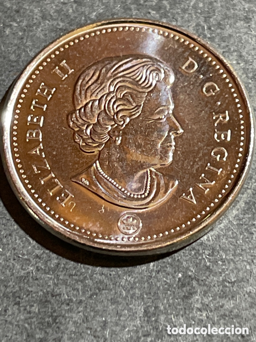 Monedas antiguas de Am&eacute;rica: Canad&aacute; 5 cent a&ntilde;o 2015 - Foto 2