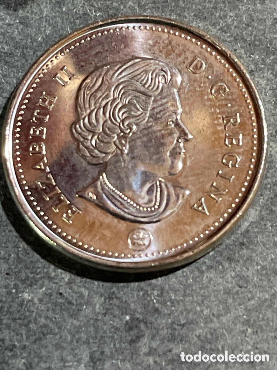 Monedas antiguas de Am&eacute;rica: Canad&aacute; 5 cent a&ntilde;o 2016 - Foto 2