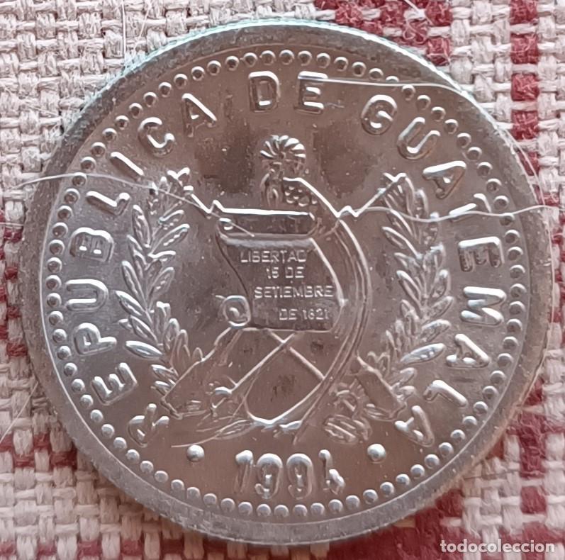 Monedas antiguas de Am&eacute;rica: Moneda de 10 centavos de 1994 - Guatemala - Foto 2