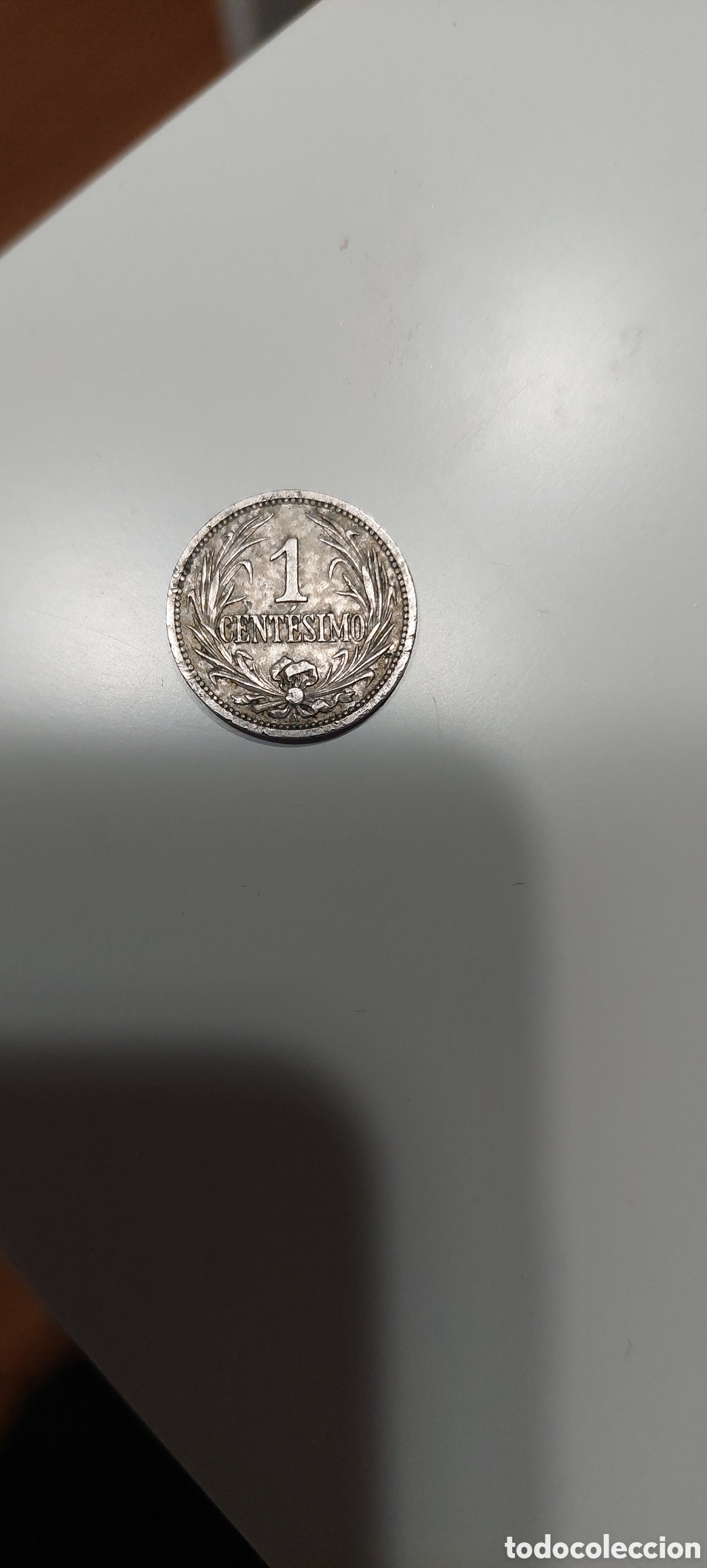 Monedas antiguas de Am&eacute;rica: 1 centimo Uruguay. Peq. - Foto 2