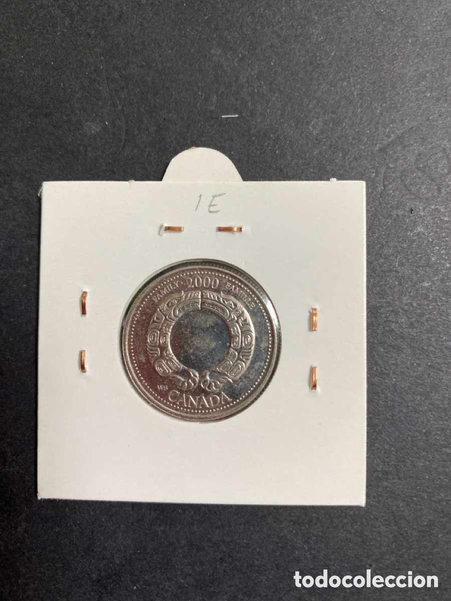 Monedas antiguas de Am&eacute;rica: Moneda de Canada 25 cent - Foto 2