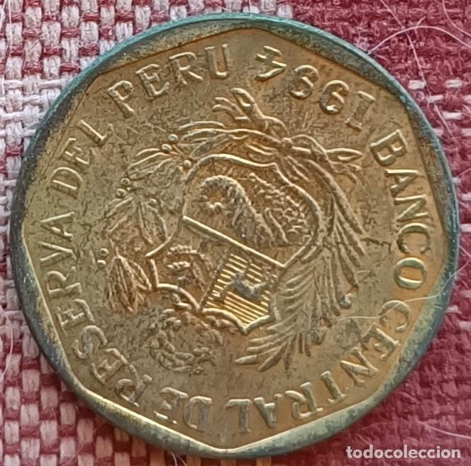 Monedas antiguas de Am&eacute;rica: Moneda de 10 c&eacute;ntimos de 1994 - Per&uacute; - Foto 2