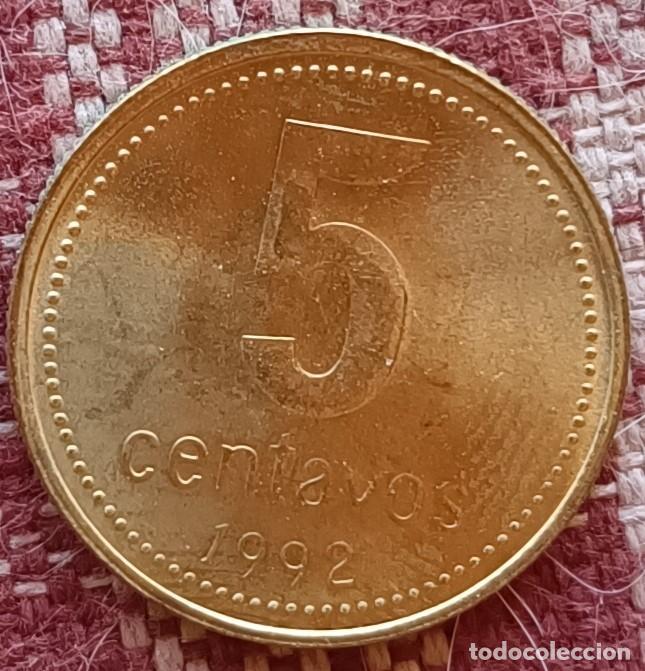 Monedas antiguas de Am&eacute;rica: Moneda de 5 centavos de 1992 - Argentina - Foto 1