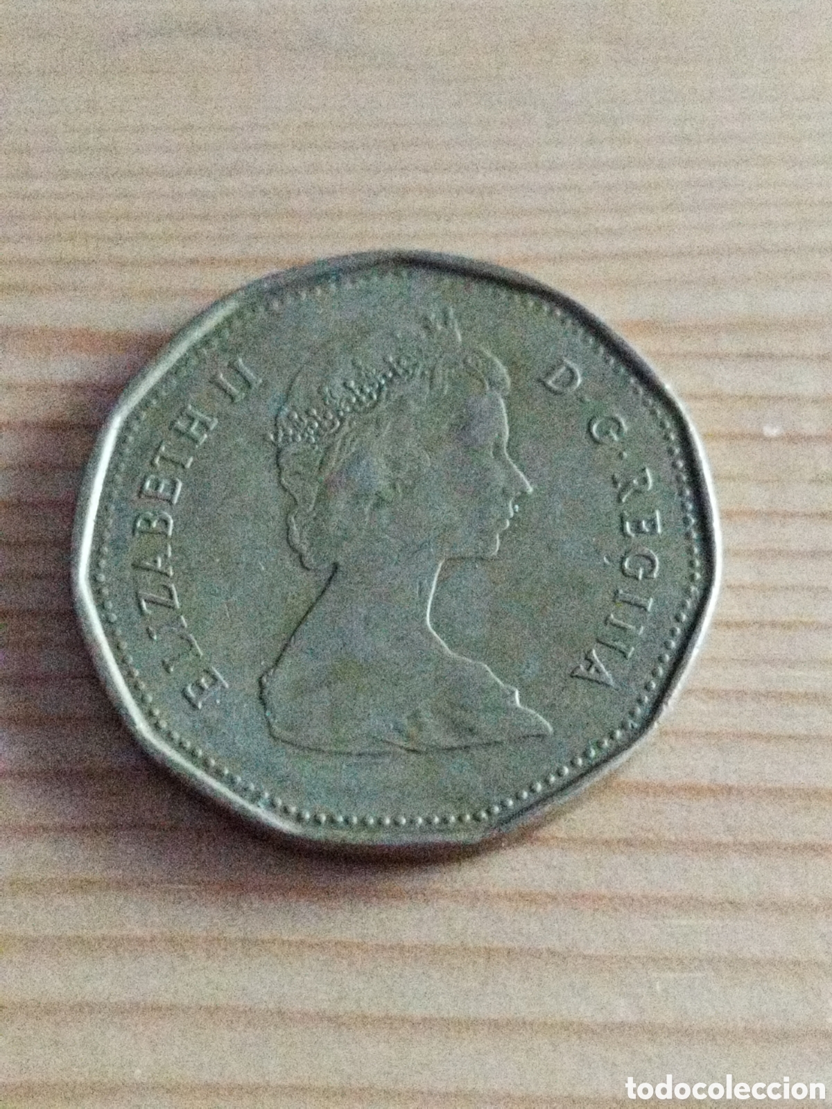 Monedas antiguas de Am&eacute;rica: Canad&aacute; 1 dolar de 1989 km#157 - Foto 2