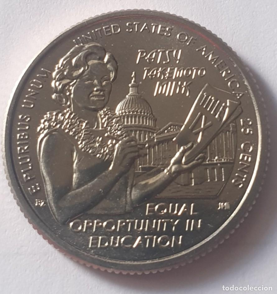 Monedas antiguas de Am&eacute;rica: QUARTER DOLAR USA 2024 - CECA D - AMERICAN WOMEN - PATSY TAKEMOTO - SIN CIRCULAR