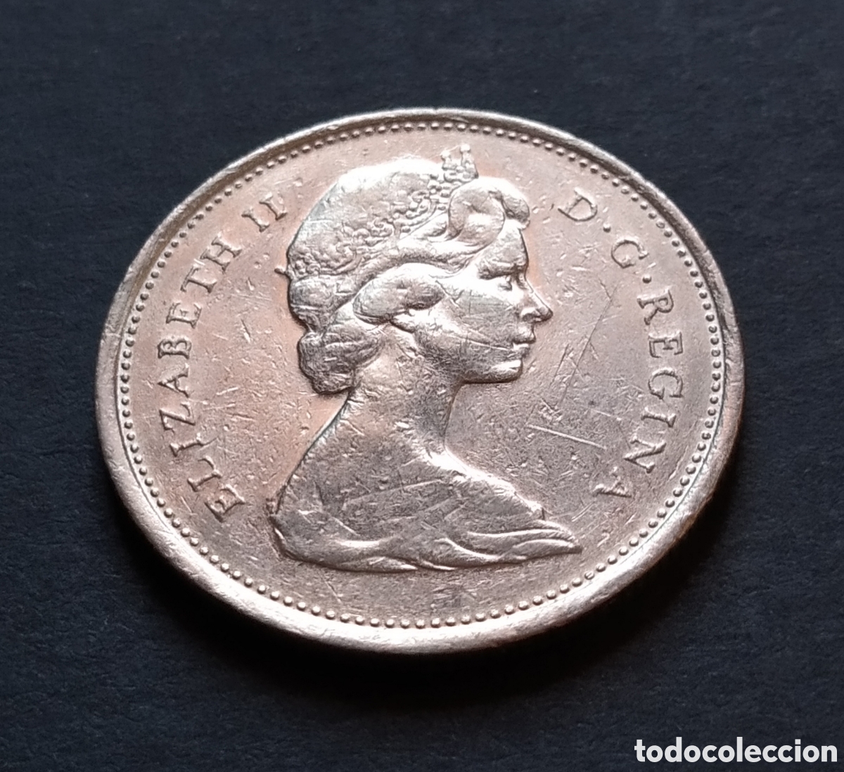 Monedas antiguas de Am&eacute;rica: MONEDA - CANAD&Aacute; 25 CENTS 1969 - Foto 4