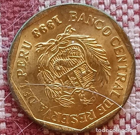 Monedas antiguas de Am&eacute;rica: Moneda de 5 c&eacute;ntimos de 1993 - Per&uacute; - Foto 1