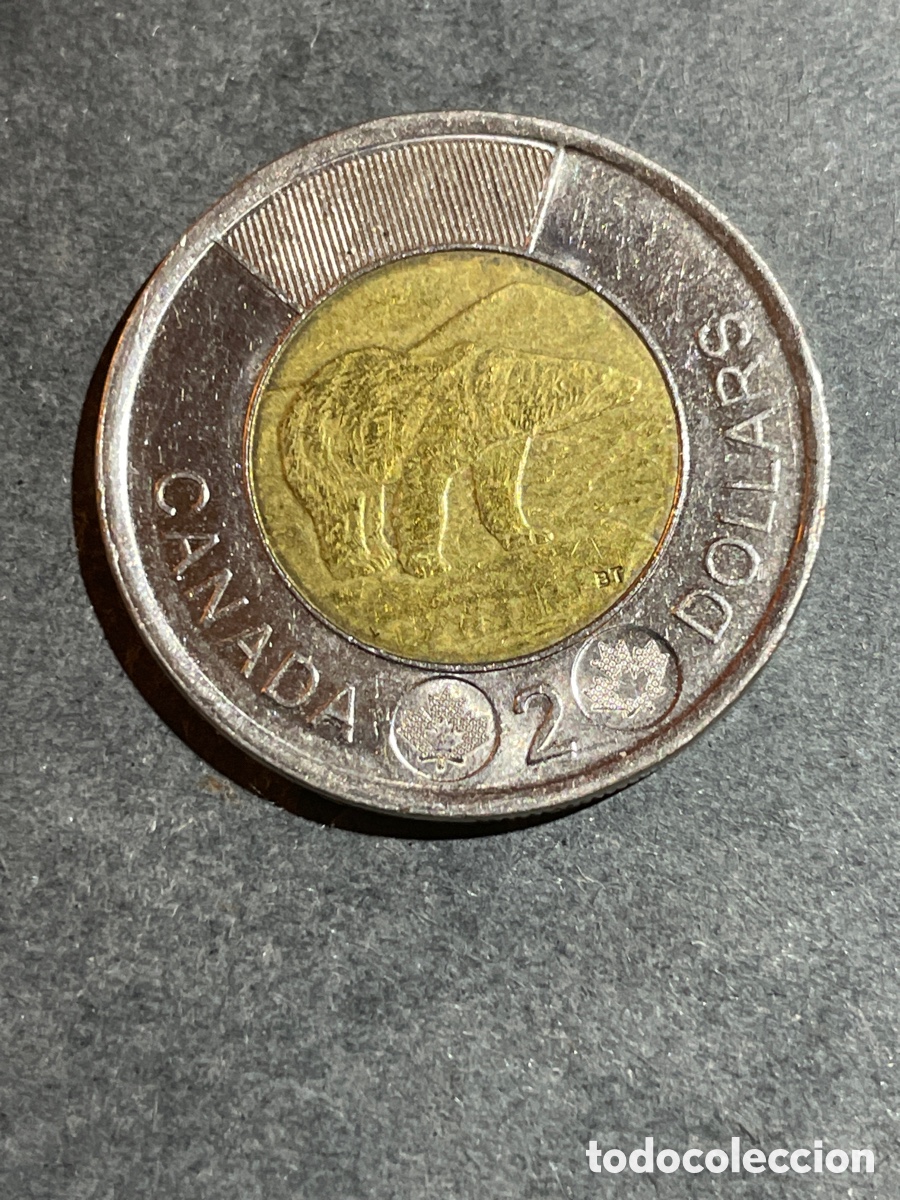 Monedas antiguas de Am&eacute;rica: Canad&aacute; 2 d&oacute;lares a&ntilde;o 2014 - Foto 1