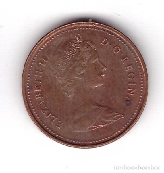 Monedas antiguas de Am&eacute;rica: Moneda de Canada: 1 cent; a&ntilde;o 1980 (Maris) - Foto 2