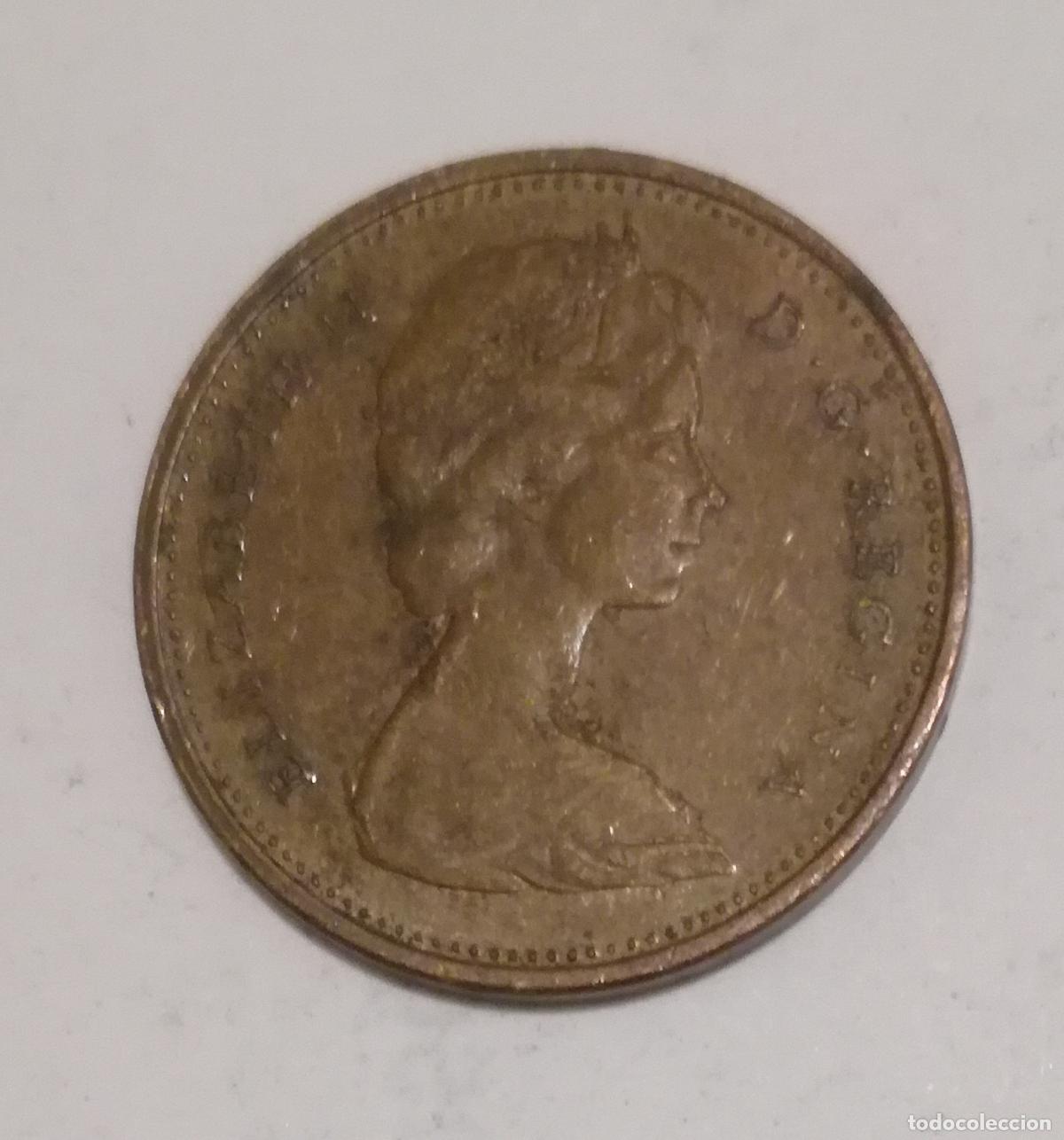 Monedas antiguas de Am&eacute;rica: Moneda de Canada: 1 cent; a&ntilde;o 1971 (Maris) - Foto 2