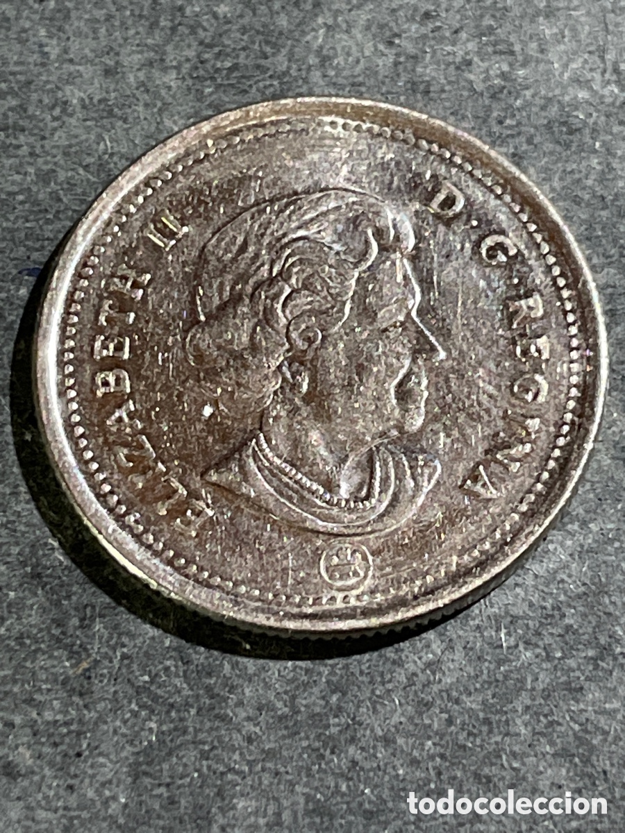 Monedas antiguas de Am&eacute;rica: Canad&aacute; 25 cent a&ntilde;o 2009 - Foto 2