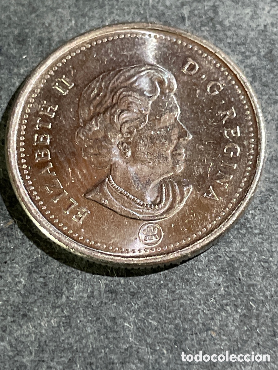 Monedas antiguas de Am&eacute;rica: Canad&aacute; 25 cent a&ntilde;o 2013 - Foto 2