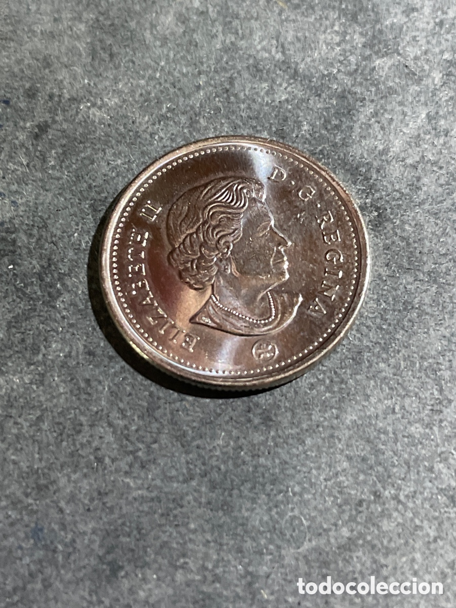 Monedas antiguas de Am&eacute;rica: Canad&aacute; 25 cent a&ntilde;o 2016 - Foto 2