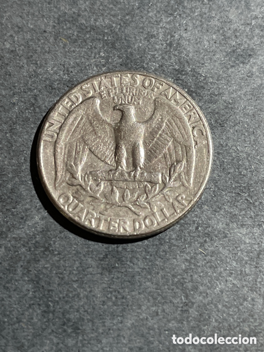 Monedas antiguas de Am&eacute;rica: EEUU 1/4 d&oacute;lar a&ntilde;o 1970 - Foto 2