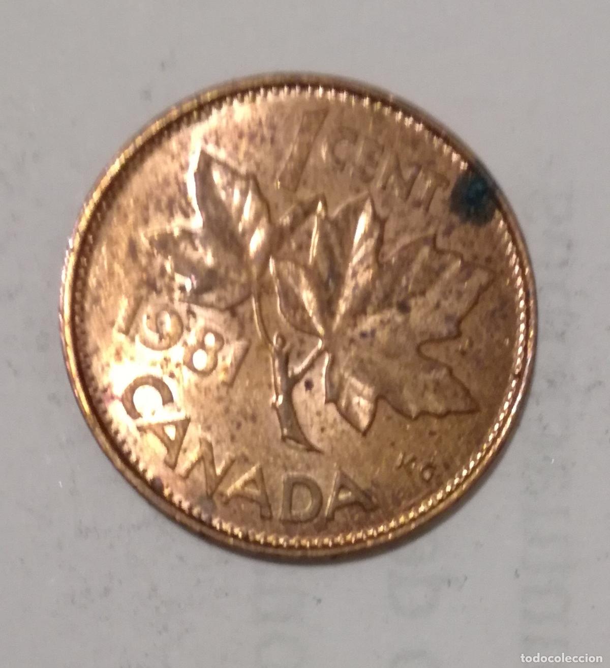 Monedas antiguas de Am&eacute;rica: Moneda de Canada: 1 cent; a&ntilde;o 1981 (Maris) - Foto 1