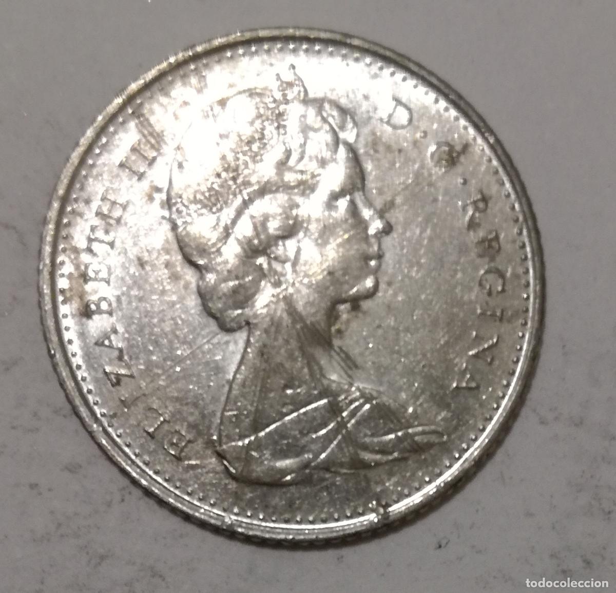 Monedas antiguas de Am&eacute;rica: Moneda de Canada: 10 cent; a&ntilde;o 1976 (Maris) - Foto 1