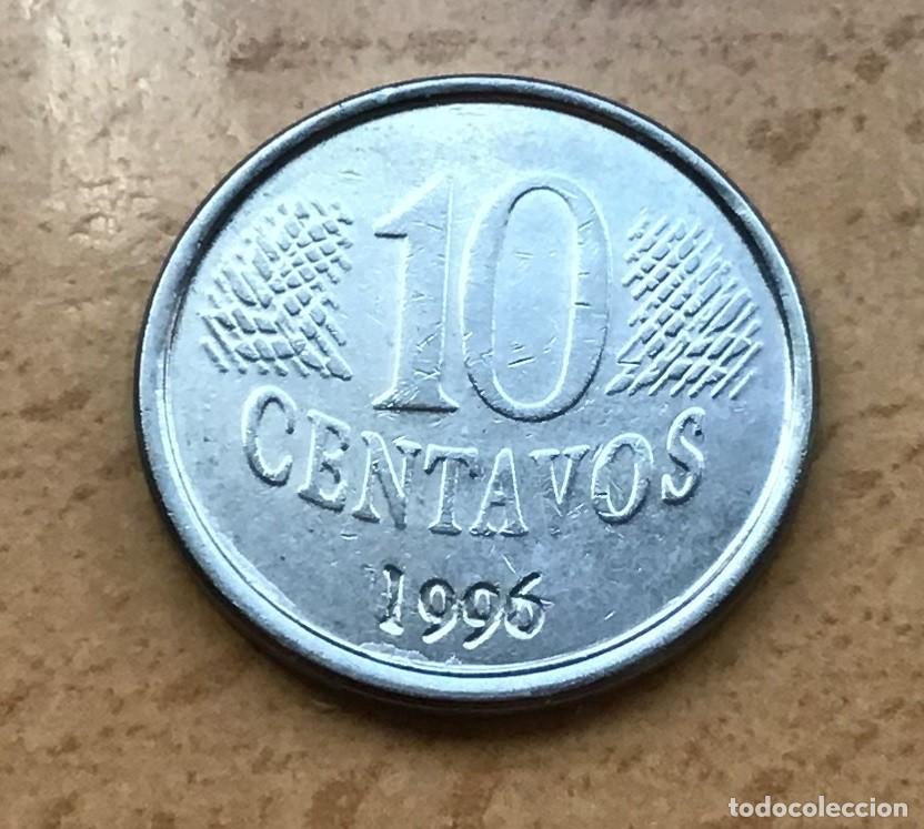 Monedas antiguas de Am&eacute;rica: 10 centavos de Brasil. A&ntilde;o 1996 - Foto 1