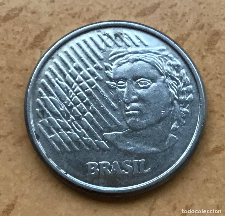Monedas antiguas de Am&eacute;rica: 10 centavos de Brasil. A&ntilde;o 1996 - Foto 2