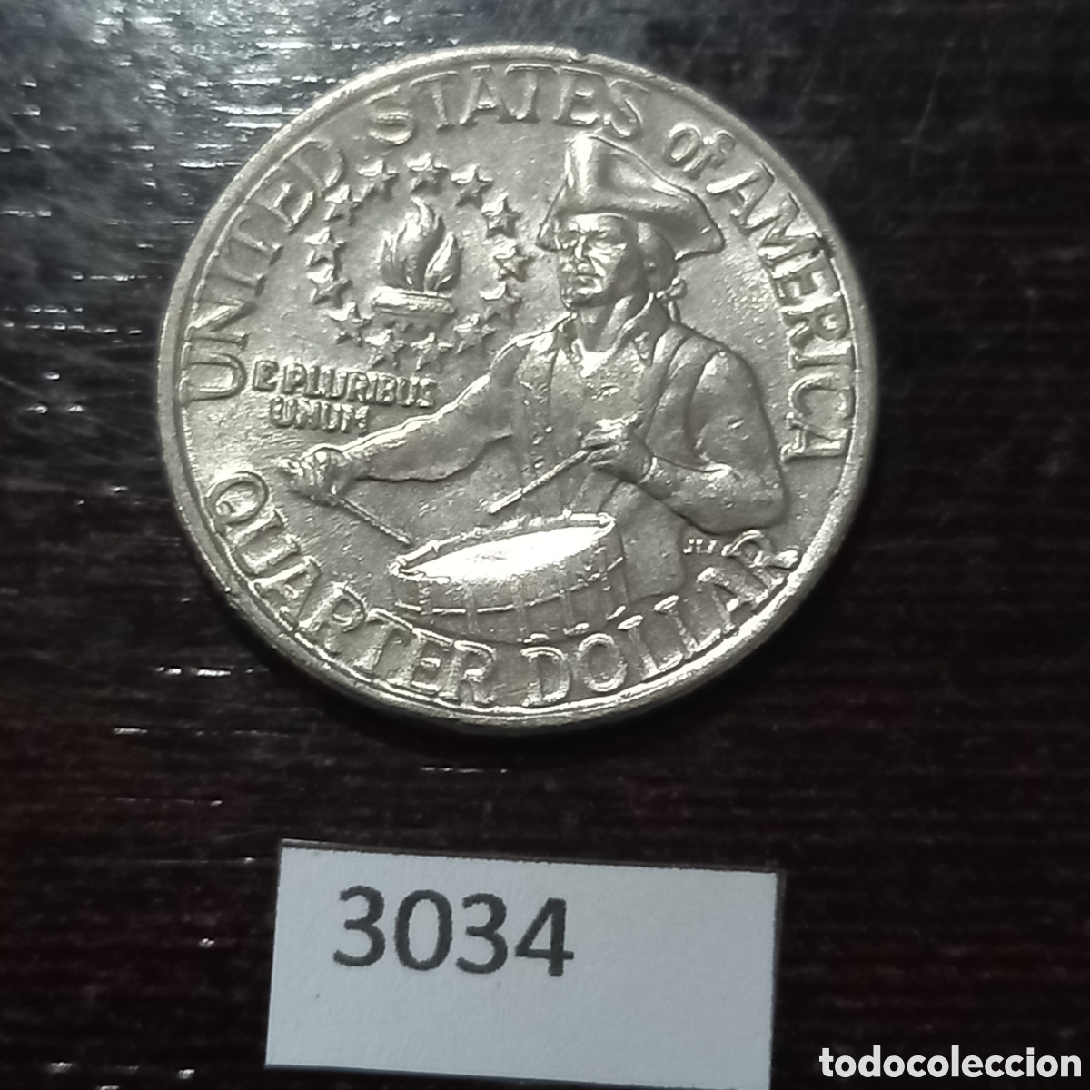 Monedas antiguas de Am&eacute;rica: USA 25 centavos 1976 - Foto 2