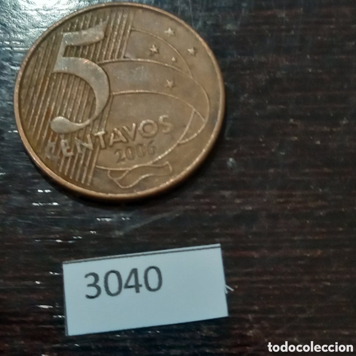 Monedas antiguas de Am&eacute;rica: Brasil 5 centavos 2006 - Foto 2