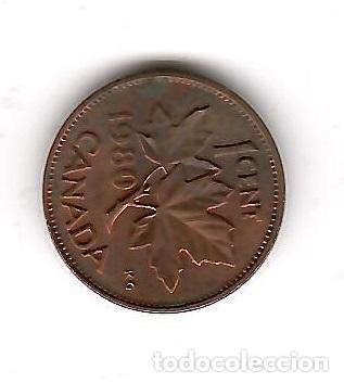 Monedas antiguas de Am&eacute;rica: Moneda de Canada: 1 cent; a&ntilde;o 1980 (Maris) - Foto 2