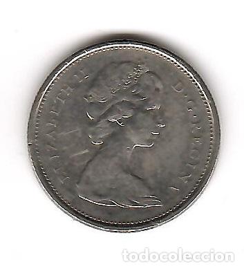 Monedas antiguas de Am&eacute;rica: Moneda de Canada: 25 cent; a&ntilde;o 1969 (Maris) - Foto 1